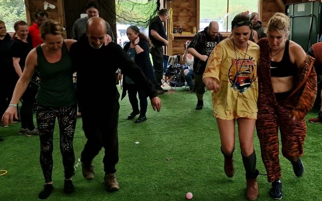 Reenactment event at the Green heart venue