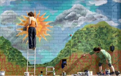 Over the course of 2023, we are transforming the walls of Chesterblade Hills with murals.